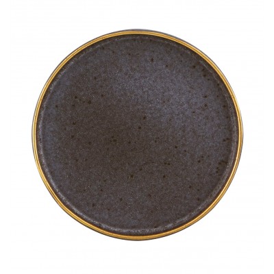 PRATO 18CM BRONZE GOLD STONE